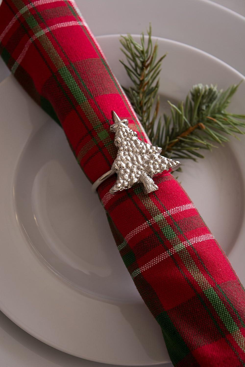 DII Christmas Tree Napkin Ring (Set of 6)