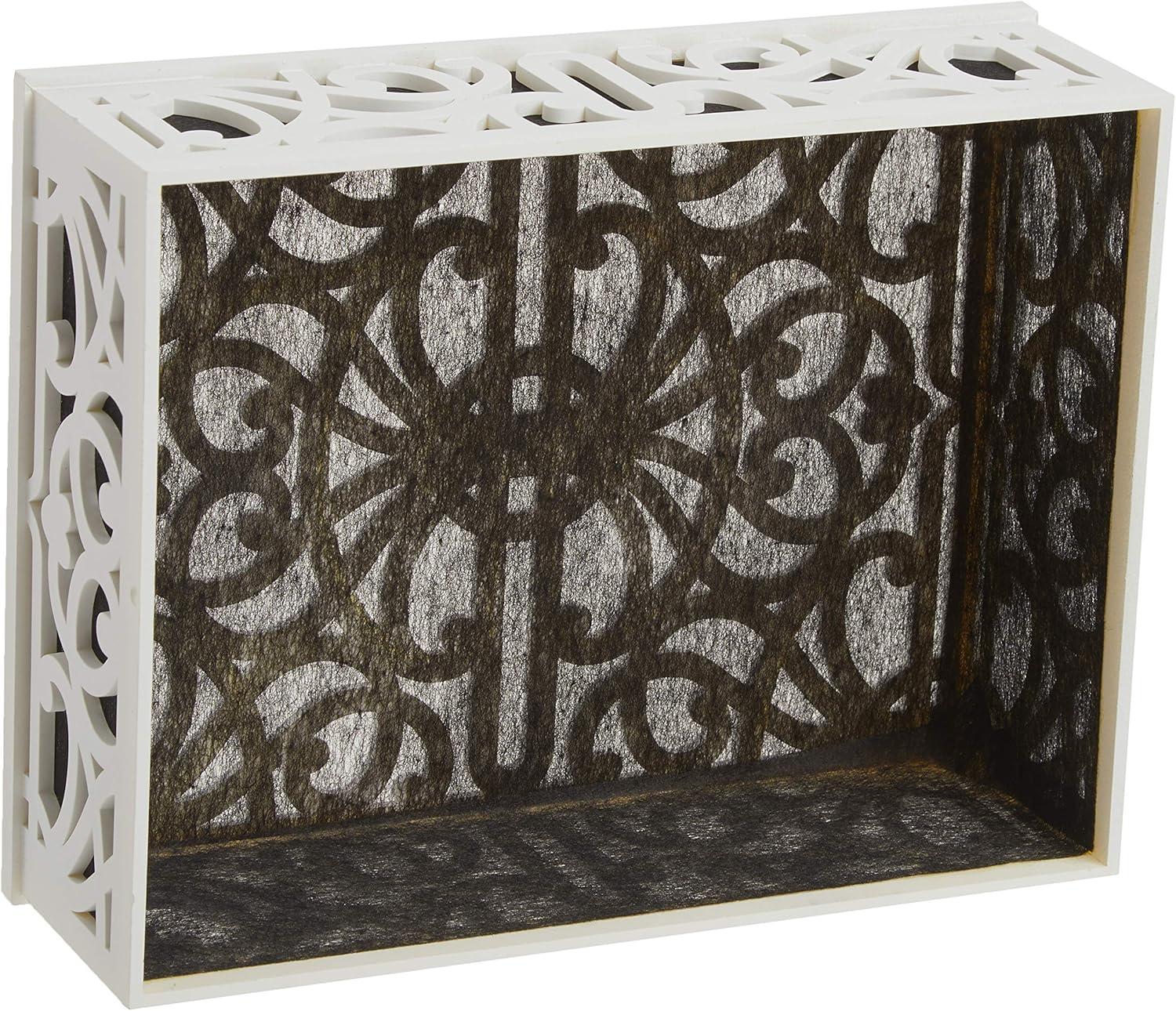 7-115-08-Quorum Lighting-Accessory - 7.75 Inch Surface Mount Chime Grill-Studio White Finish