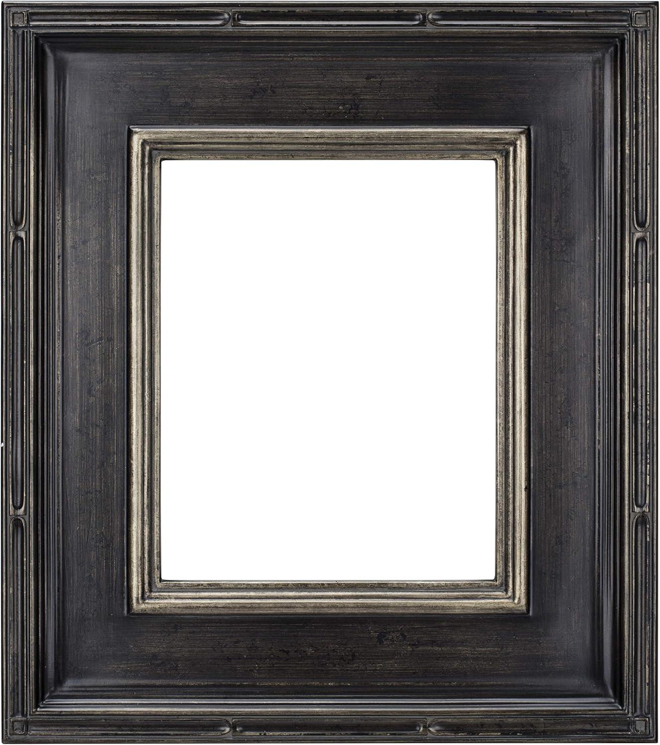 Creative Mark Museum Plein Aire Frame - Antique Black w/ Silver Detail - 11x14