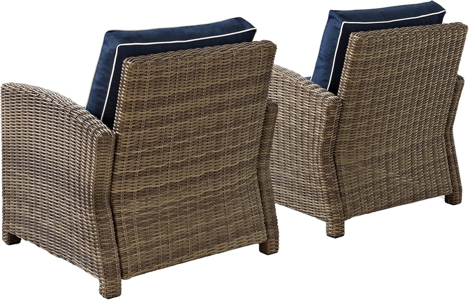 Bradenton 2pc Outdoor Wicker Armchair Set - Crosley