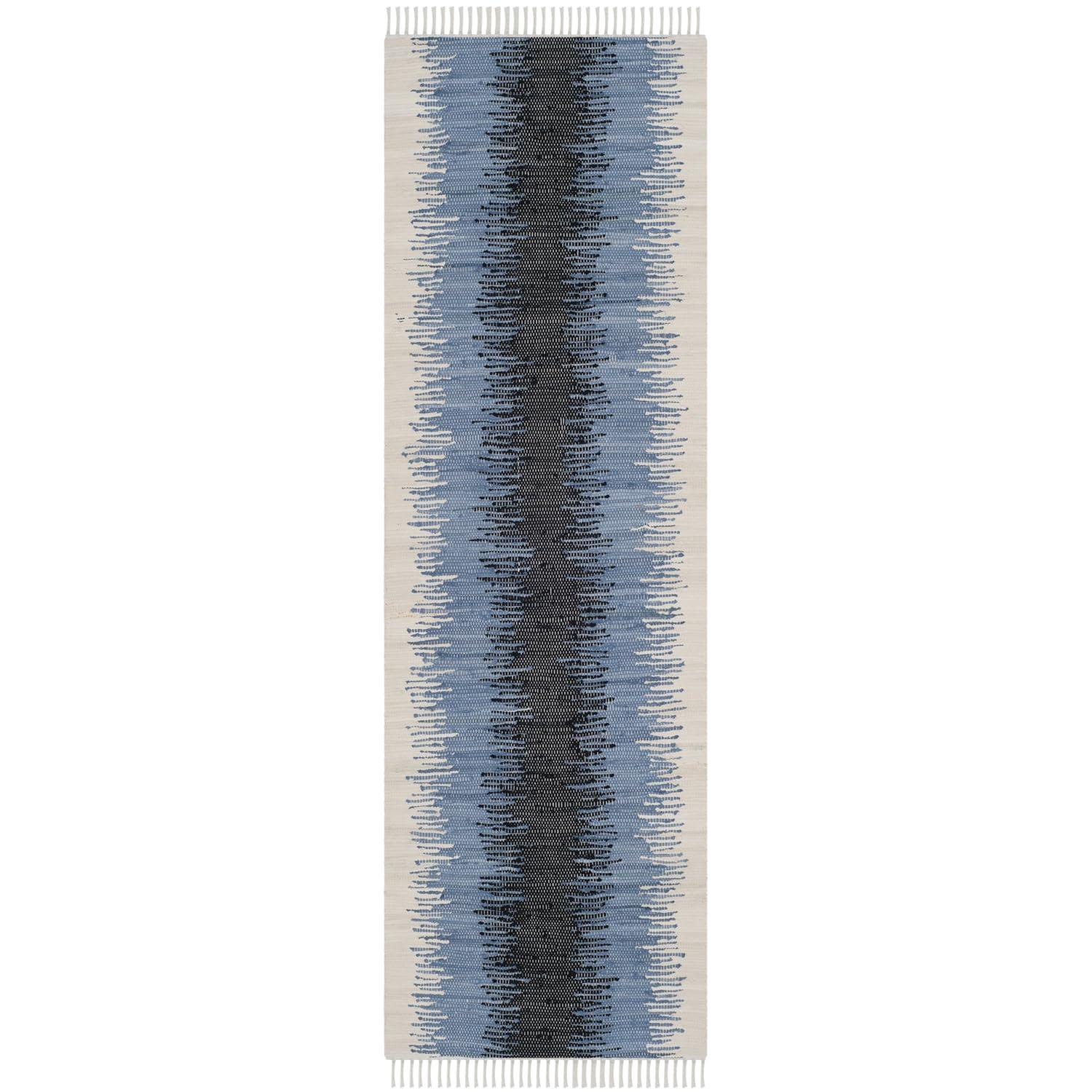 Montauk MTK710 Hand Woven Runner Rug - Grey/Black - 2'3"x6' - Safavieh.