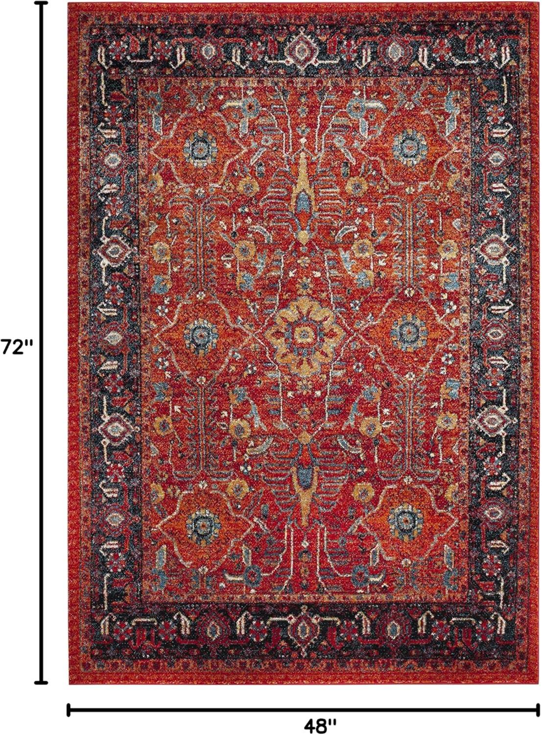 Vintage Hamadan VTH220 Power Loomed Indoor Area Rug  - Safavieh