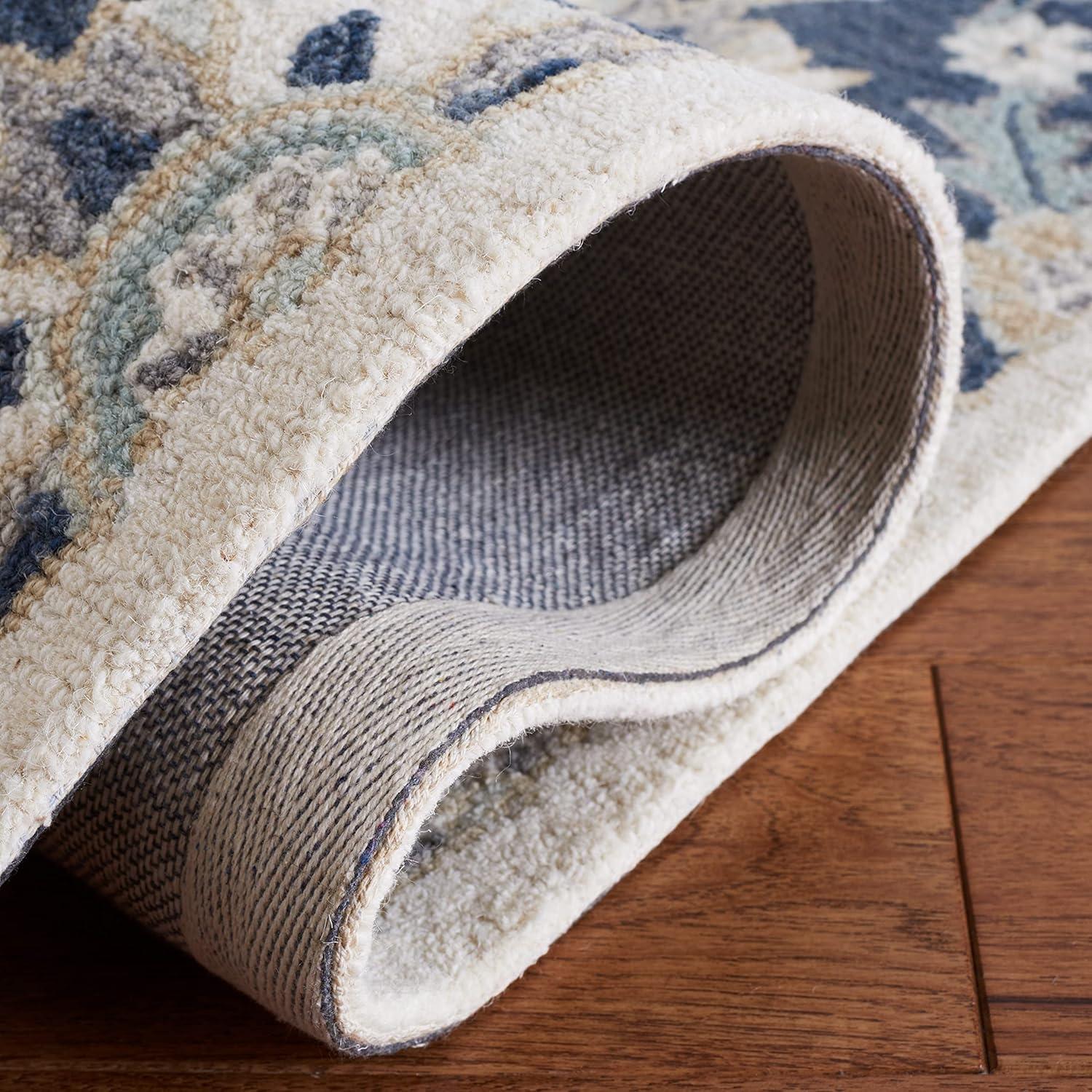 Martha Stewart Rugs Martha Stewart Hand Tufted 80% Wool And 20% Cotton Damask Rug