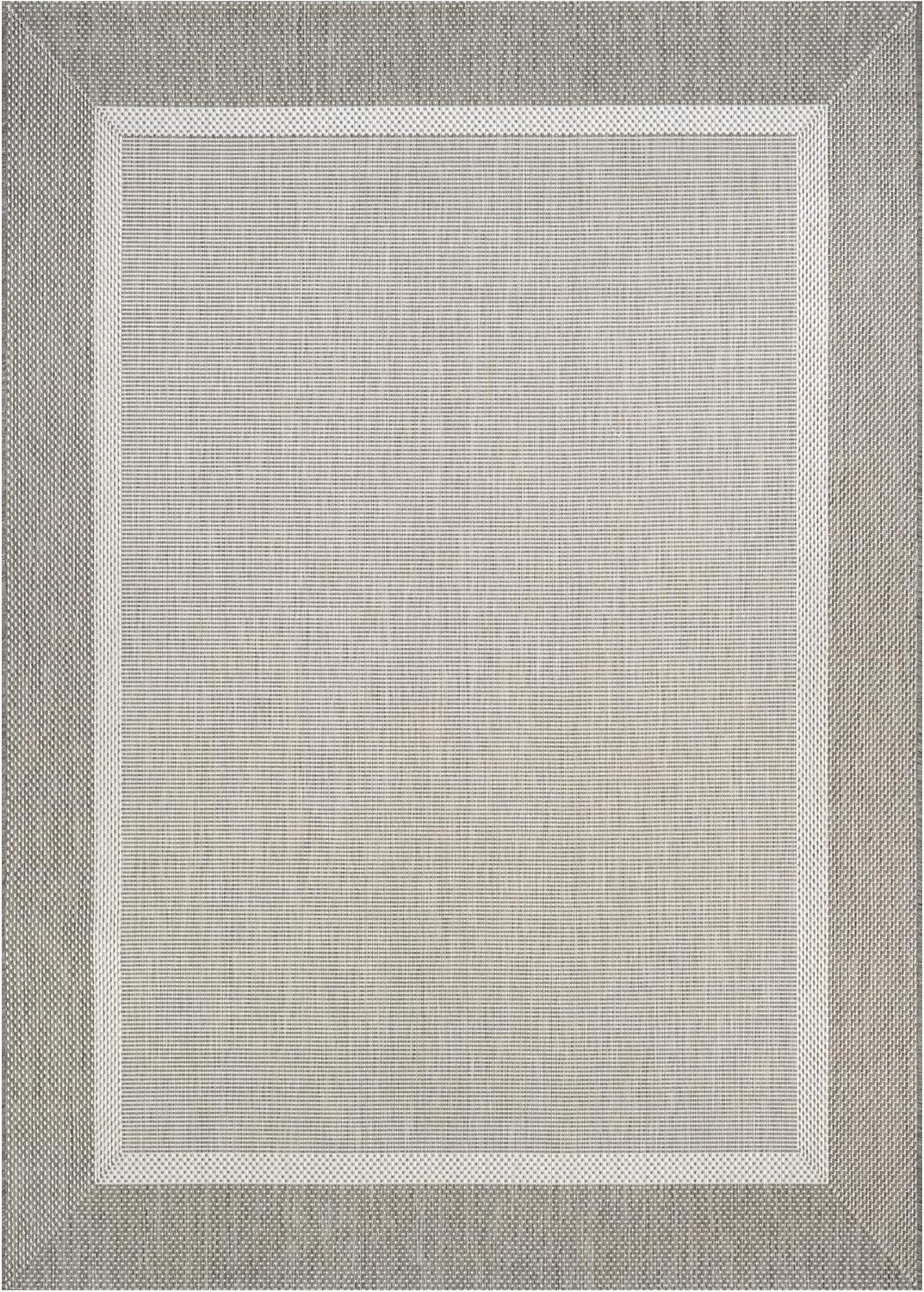 Champagne-Taupe Recife Stria Texture Easy-Care Area Rug, 3'9" x 5'5"