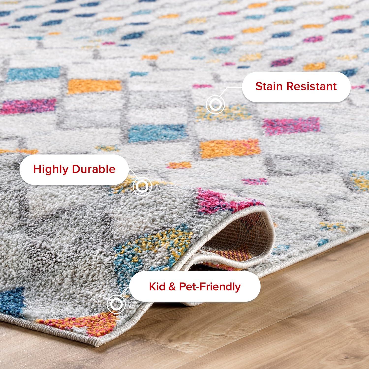 nuLOOM Moroccan Blythe Multicolor 2' x 3' Transitional Area Rug