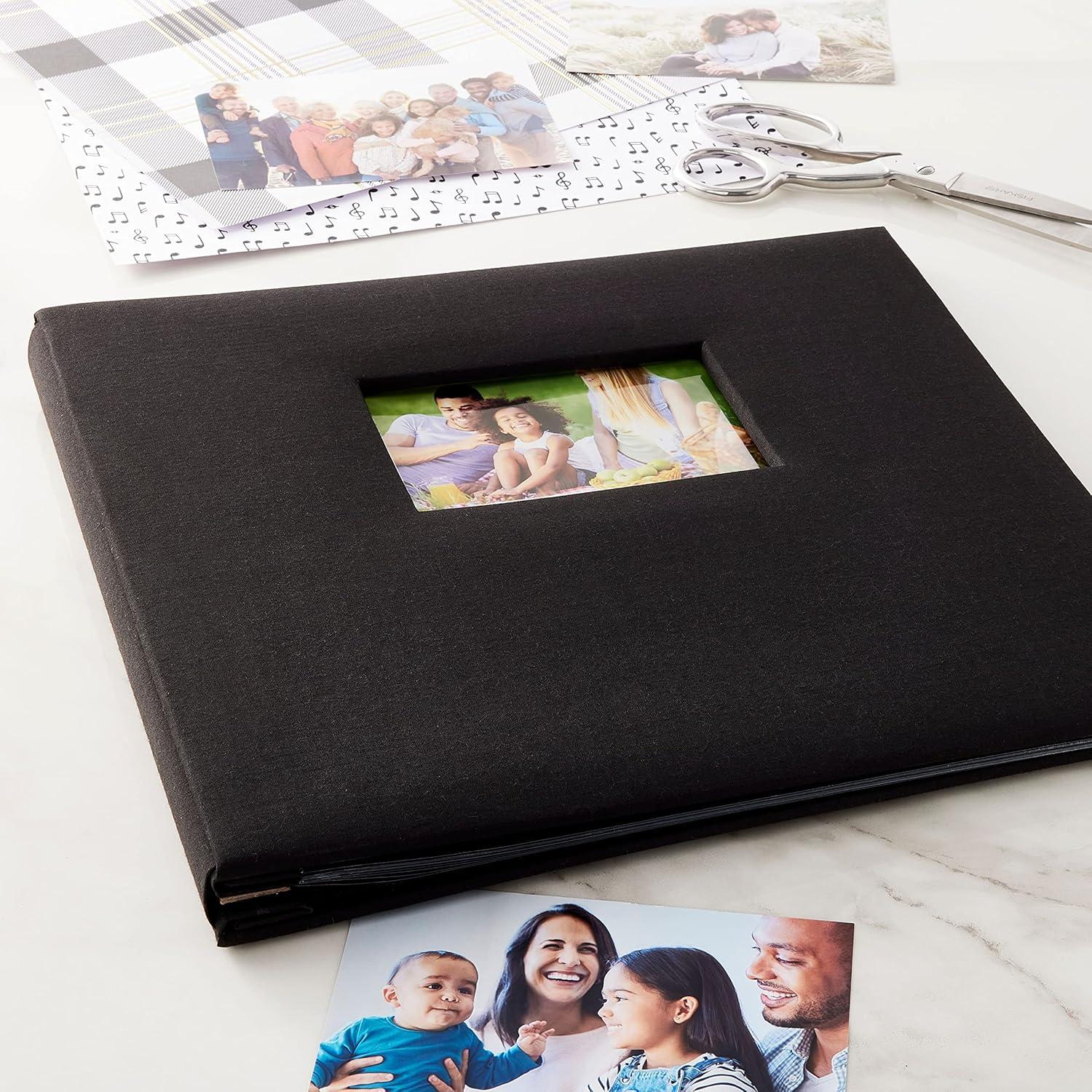 Black Embossed Scrapbook Album by Recollections®