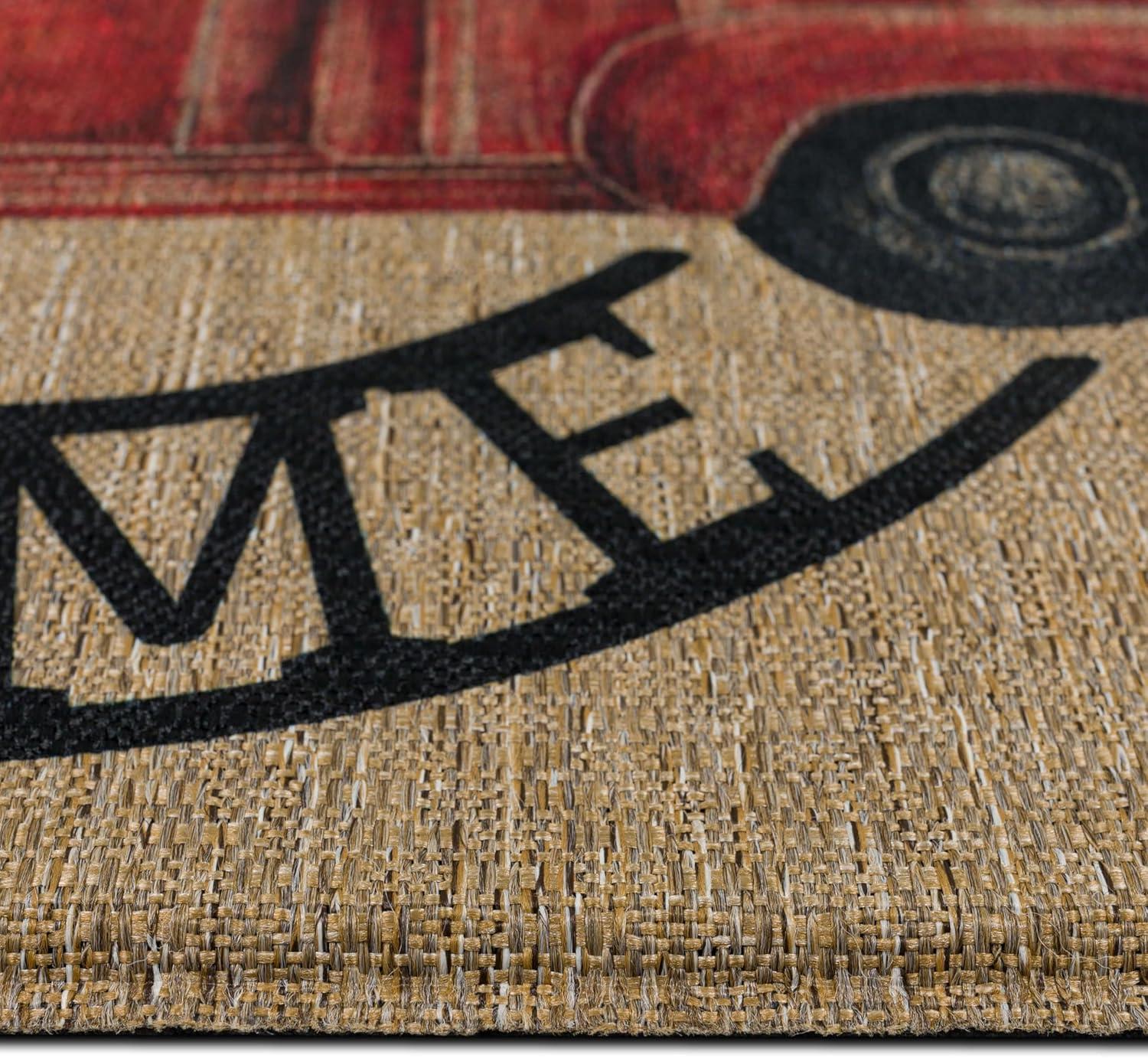 Mohawk Home Harvest Chalk Home Multicolor Novelty Weather Resistant Door Mat