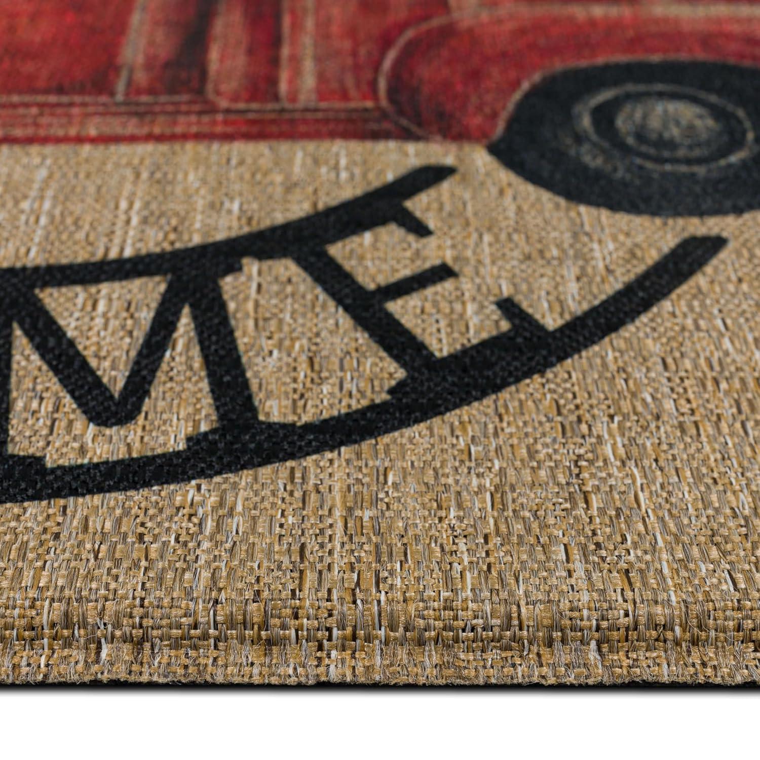 Mohawk Home Harvest Chalk Home Multicolor Novelty Weather Resistant Door Mat
