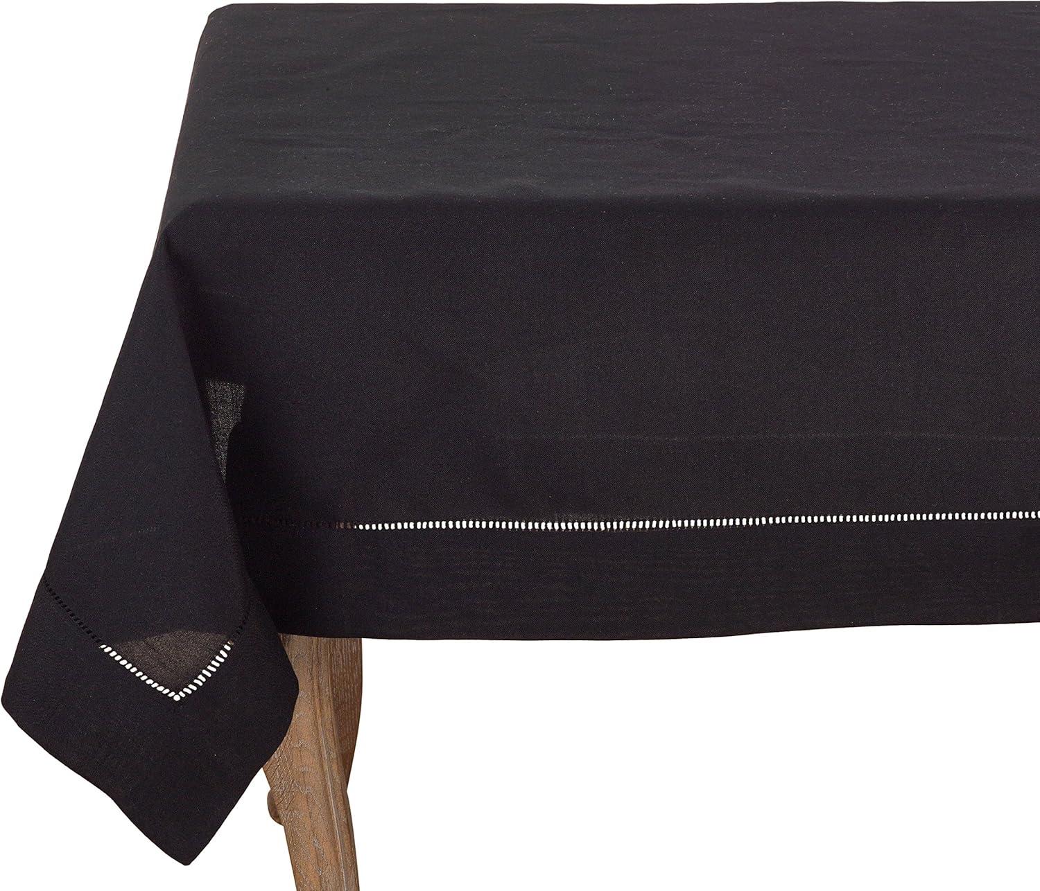 Saro Lifestyle Classic Hemstitch Border Tablecloth