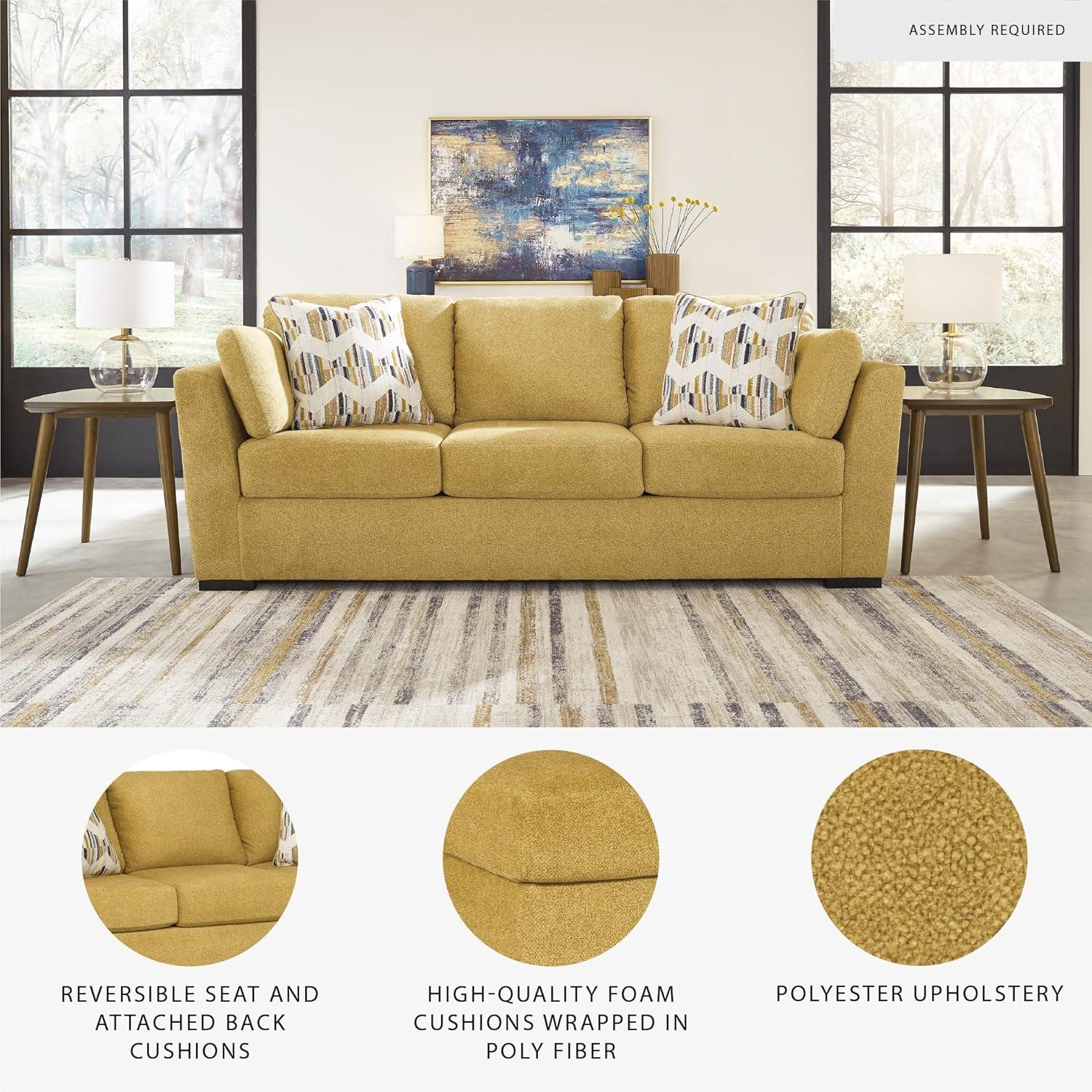 Signature Design by Ashley Keerwick Yellow Sofa