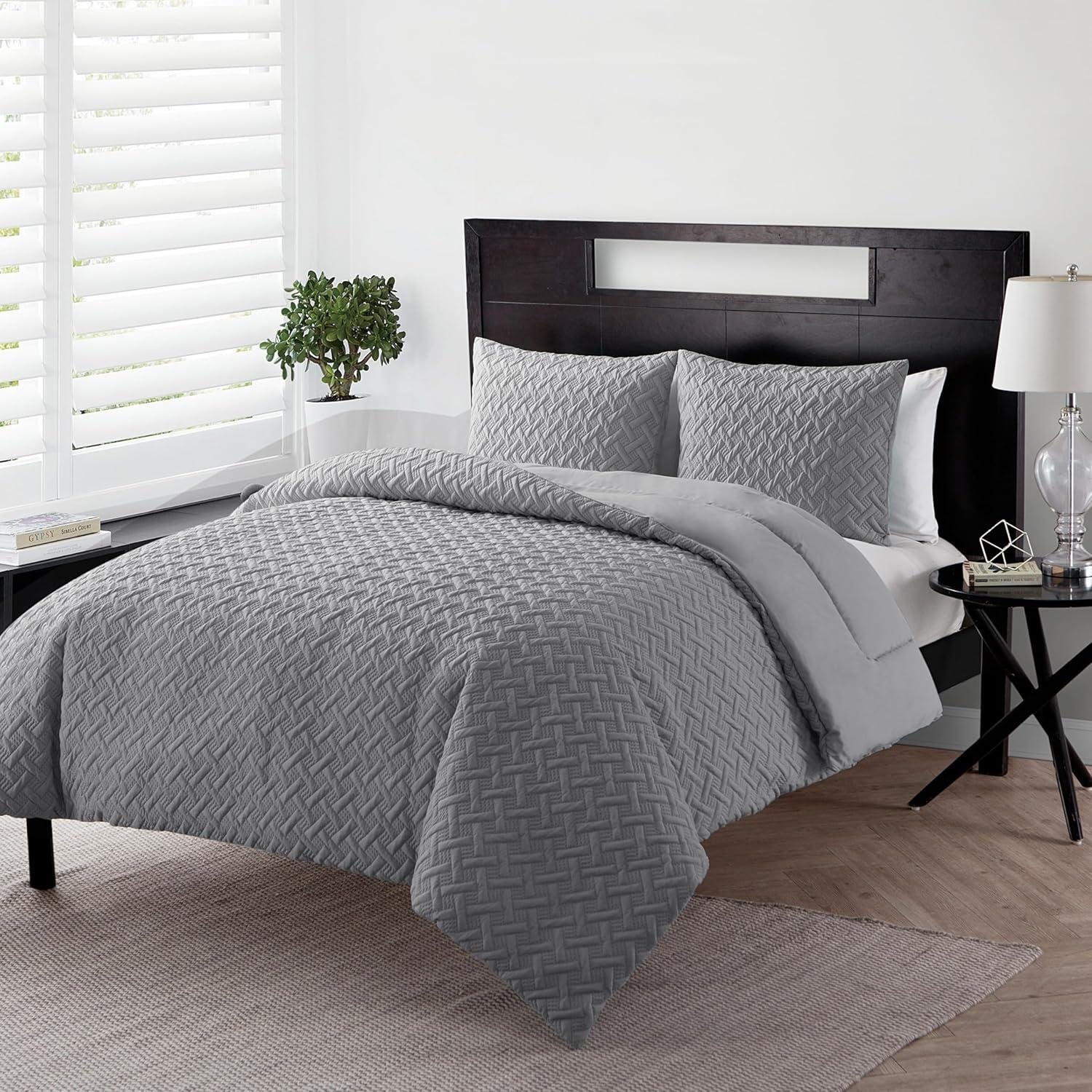 Nina II Embossed Comforter Set