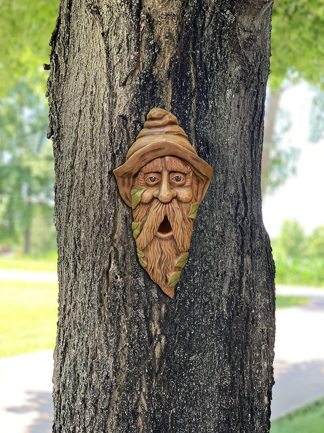 Birdhouse Tree Face Long Hank