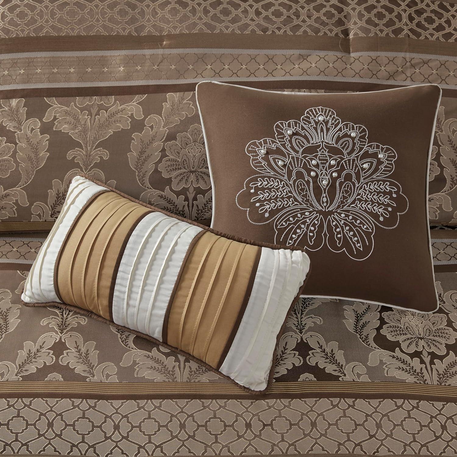 Madison Park Bellagio 7 Piece Jacquard Comforter Set