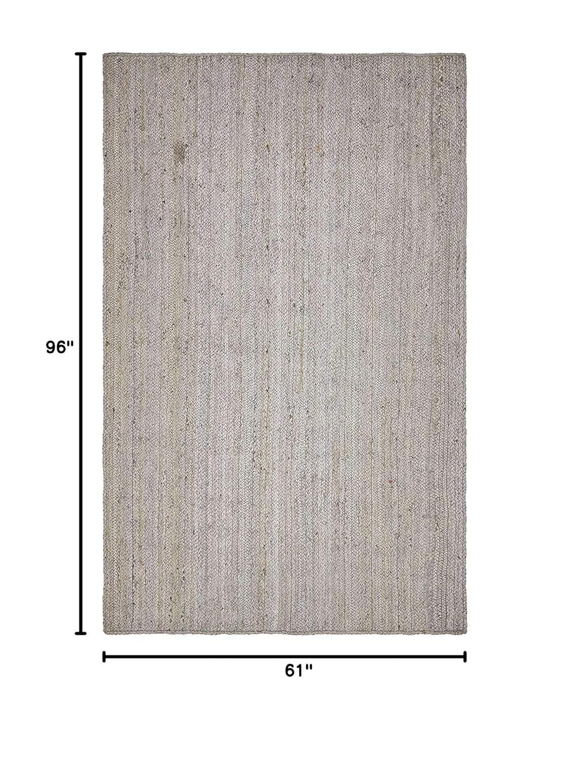 Unique Loom 5' 1 x 8' 0 Dhaka Braided Jute Rectangle Area Rug