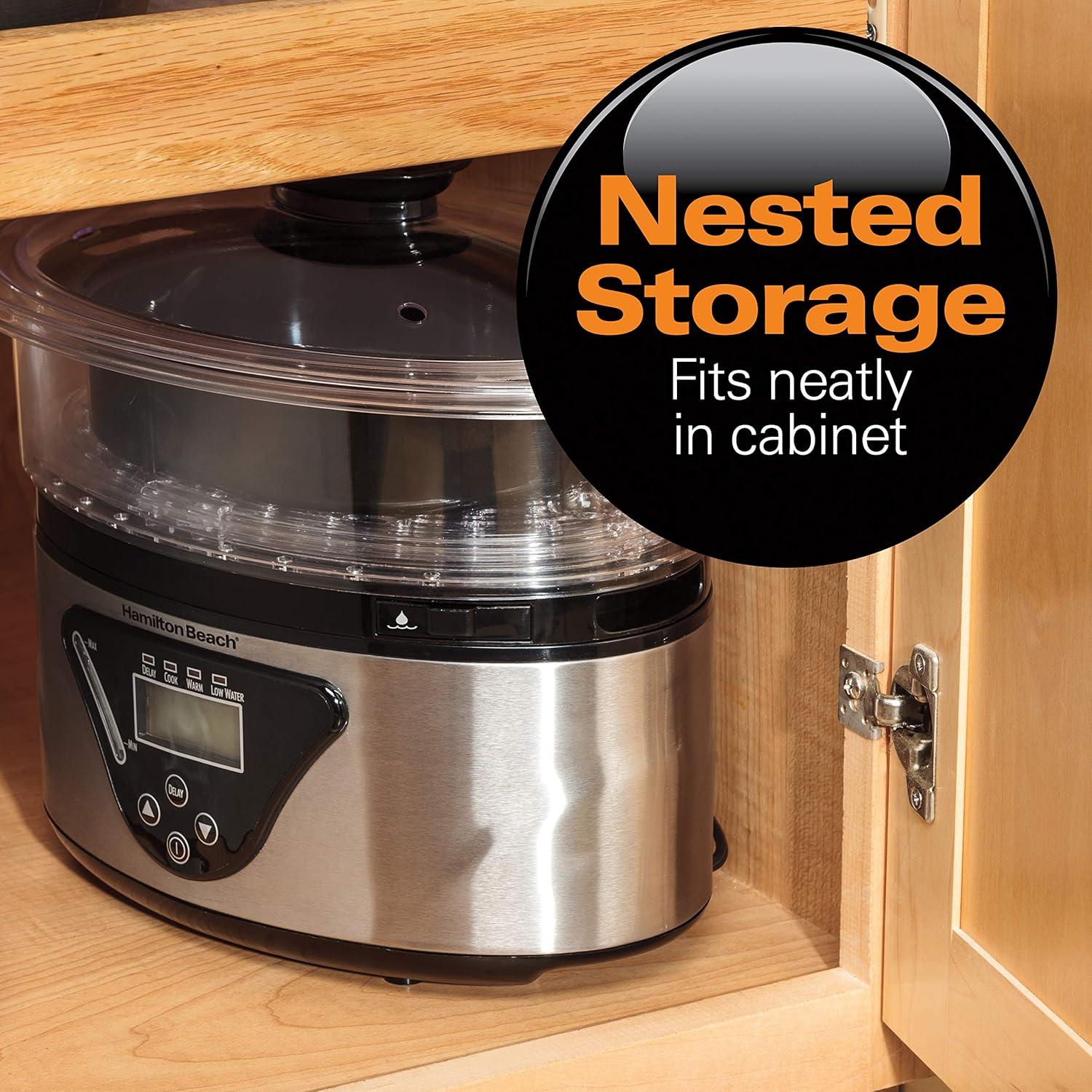 Hamilton Beach 5.5 Quart Digital Steamer