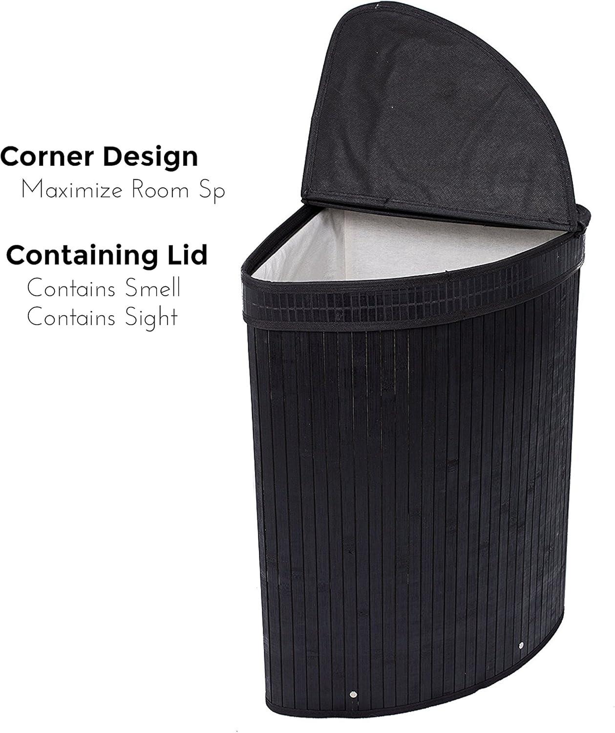 BirdRock Home Bamboo Laundry Hamper with Handles