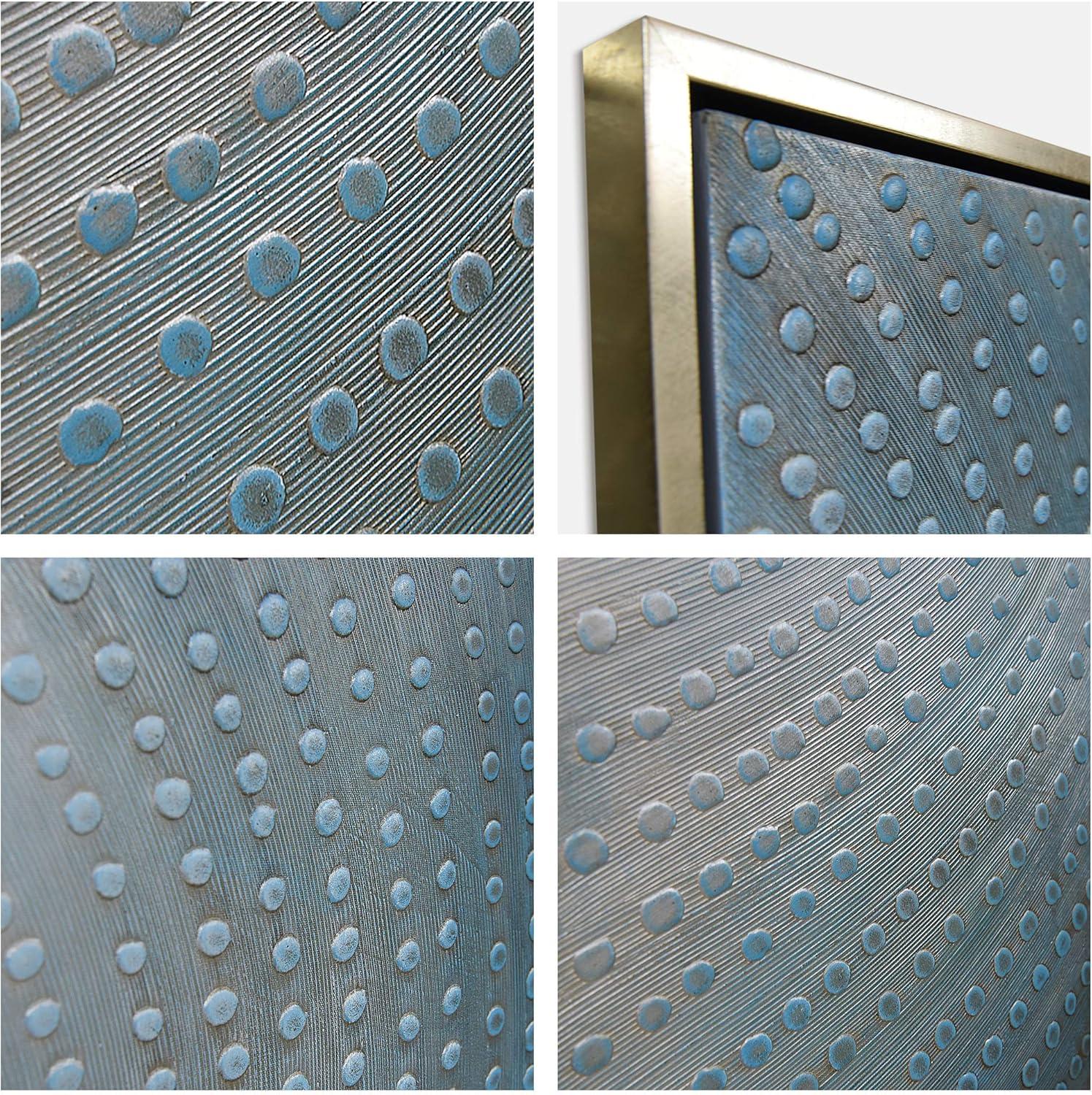 Empire Art Direct Concentric Textured Metallic Hand Painted Triptych Wall Art, 60" x 20" x 1.5", Ready to Hang
