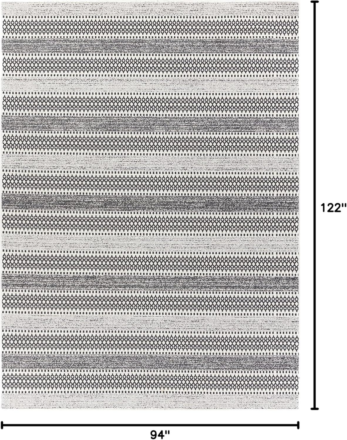 Mark & Day Stone 7'10"x10'2" Rectangle Woven Indoor Area Rugs Black