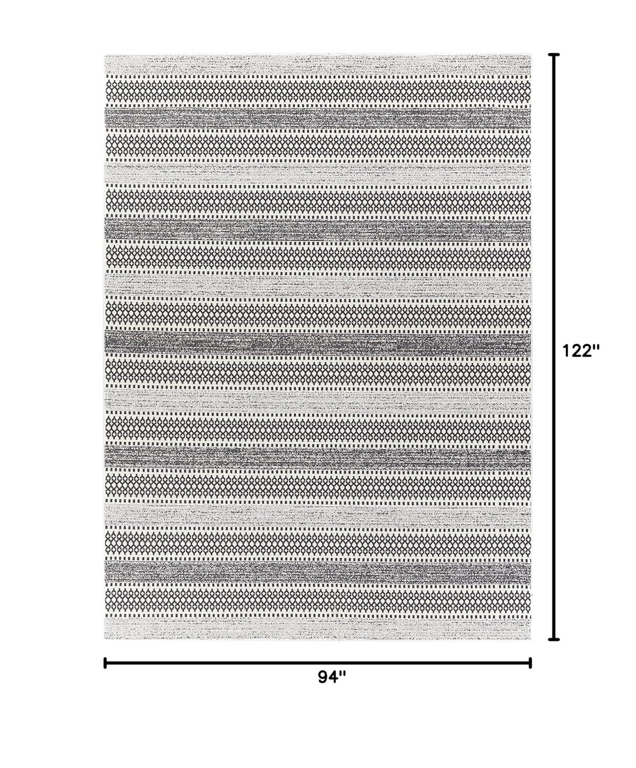 Mark & Day Stone 7'10"x10'2" Rectangle Woven Indoor Area Rugs Black