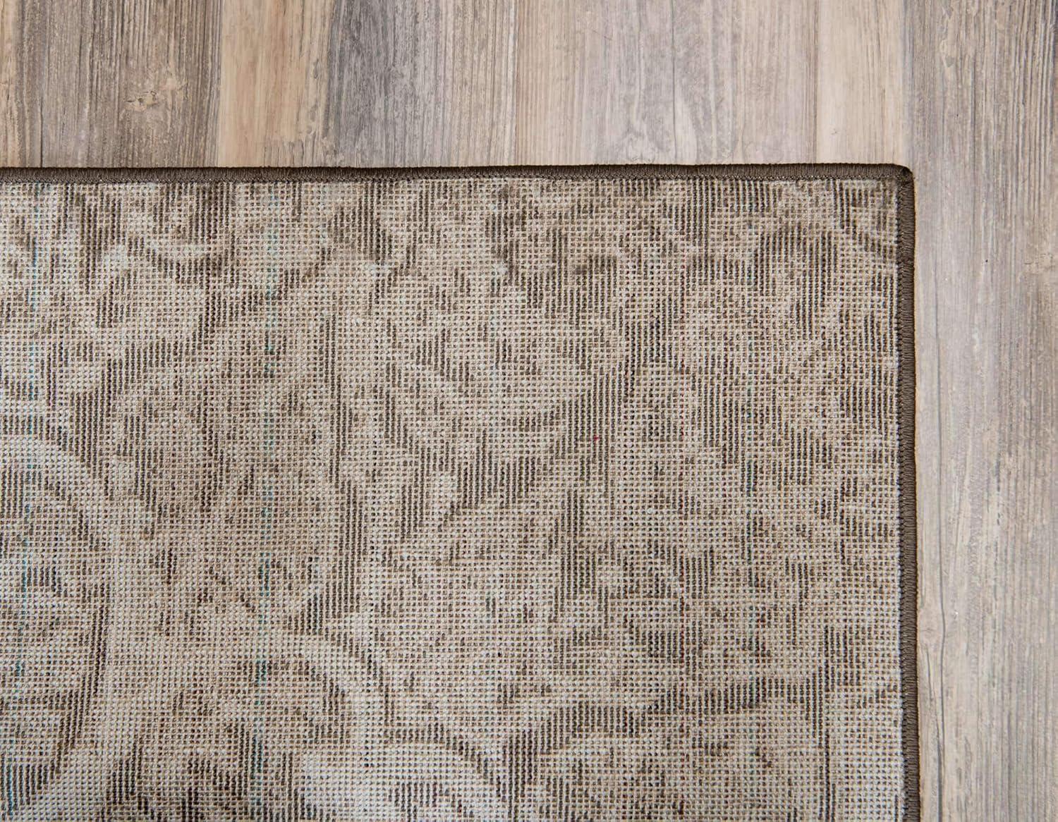 Unique Loom 4' 0 x 6' 0 Sofia Grace Brown Area Rug
