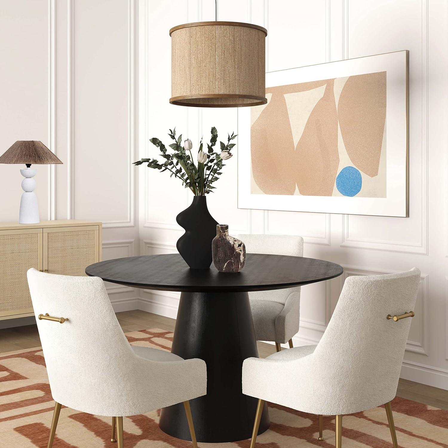 Beatrix 19'' H Velvet Upholstered Metal Parsons Chair