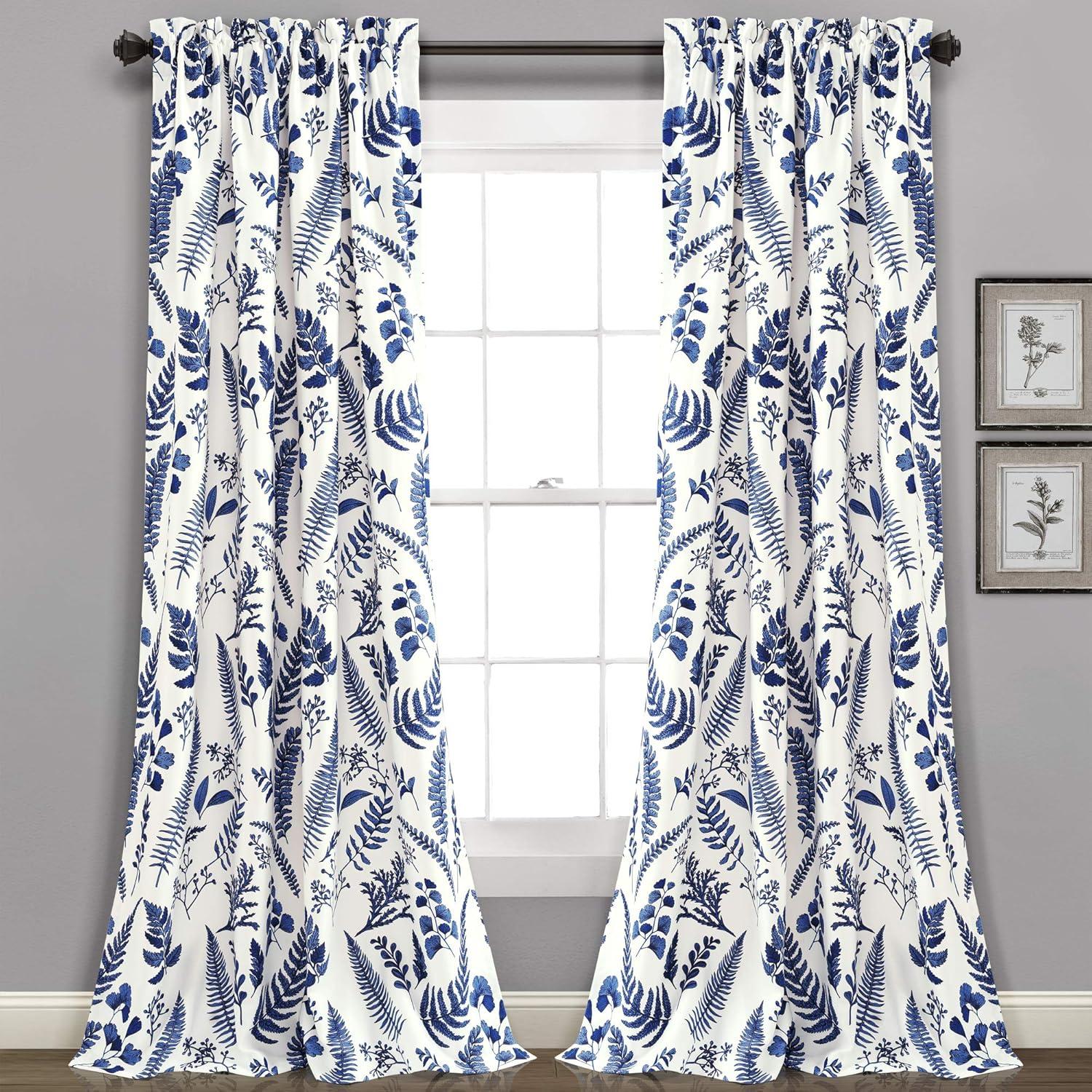 Devonia Polyester Room Darkening Curtain Pair