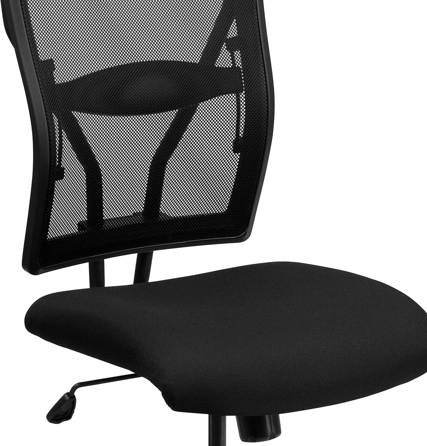 Flash Furniture HERCULES Series Big & Tall 400 lb. Rated Black Mesh Executive Swivel Ergonomic Office Chair