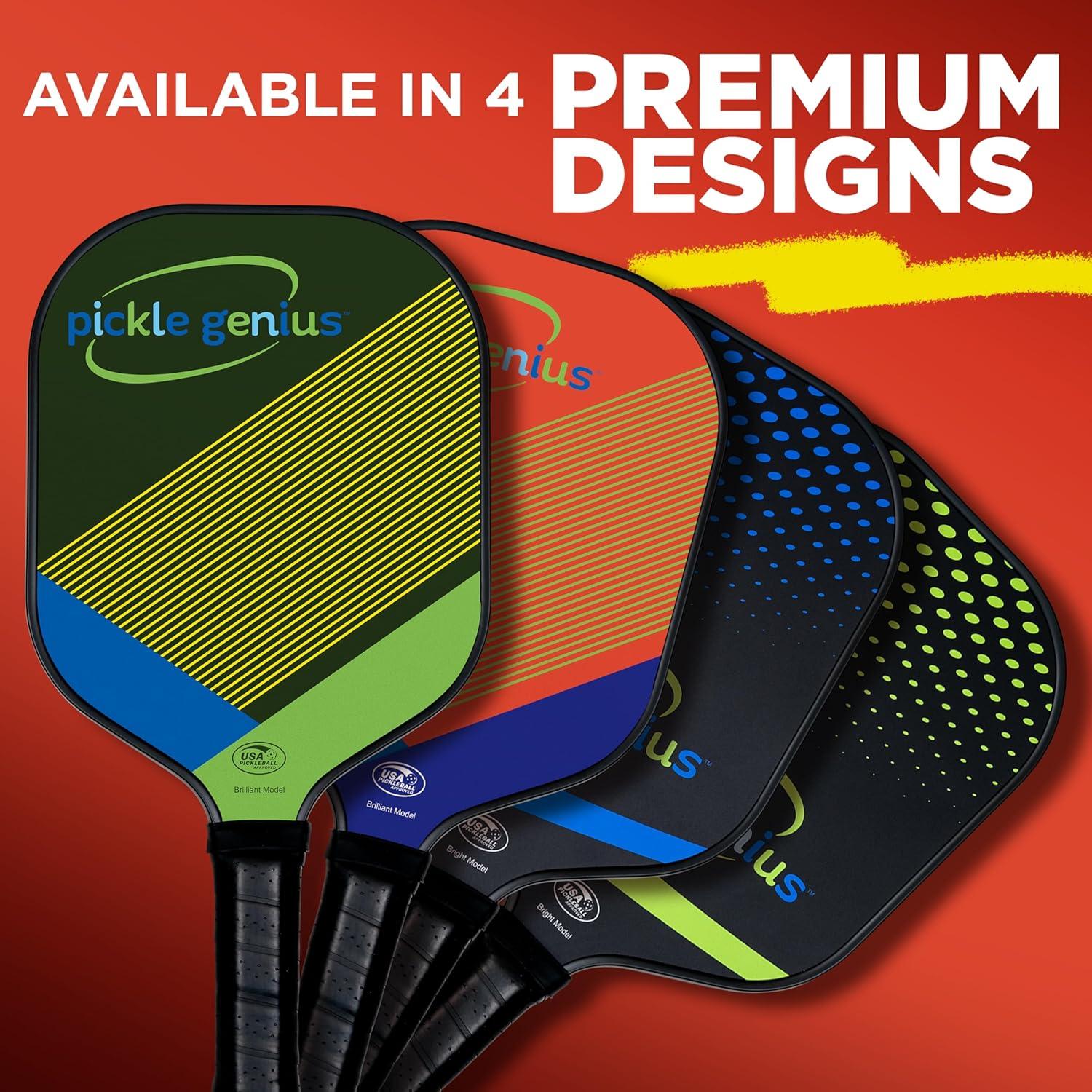 Pickle Genius Pickleball Paddle - Lightweight High-Performance for Indoor & Outdoor Play