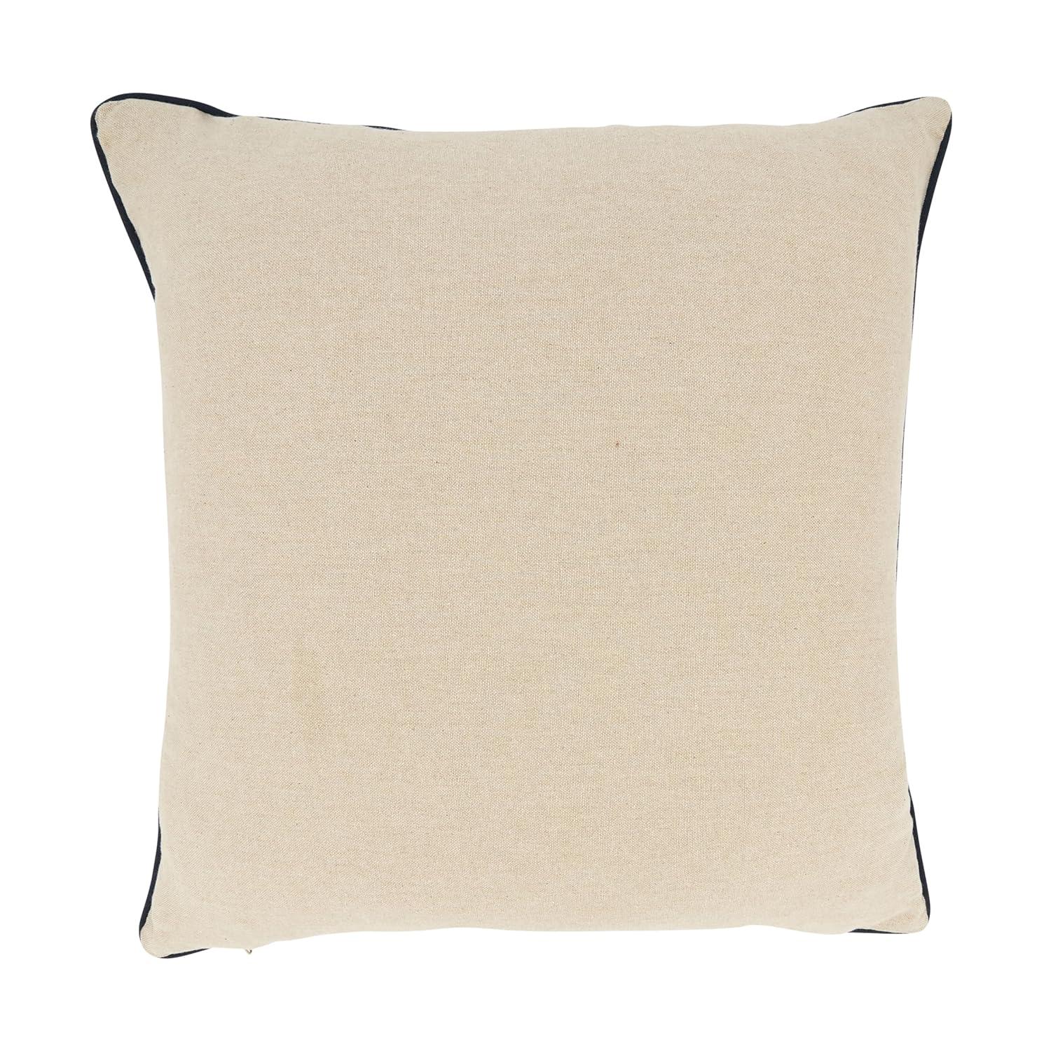 Saro Naviguer Collection Cotton Throw Pillow