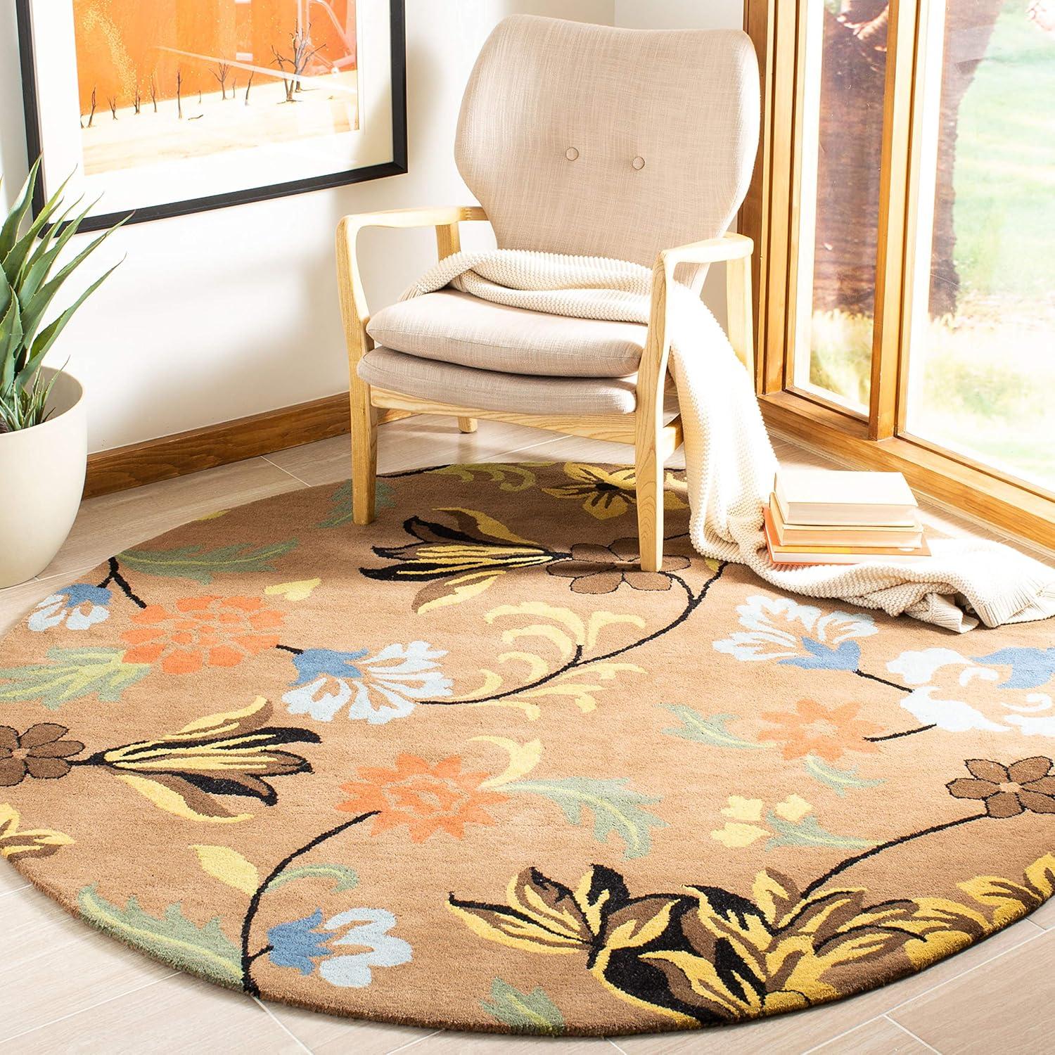 Soho SOH736 Hand Tufted Rectangle Contemporary Area Rug - Blue - 3' 6" X 5' 6" - Safavieh.