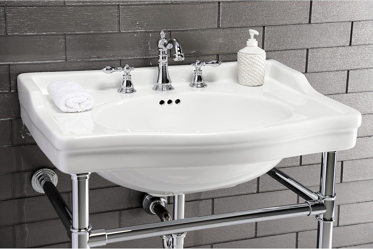 Kingston Brass Kingston Brass Fauceture Stainless Steel Console Sink Legs