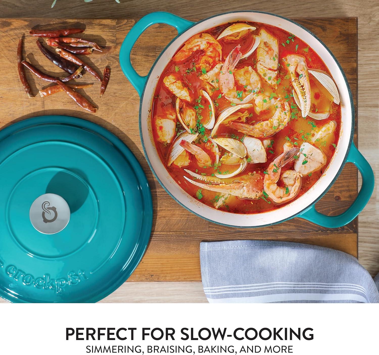 Crock-pot Crock-Pot Artisan Non-Stick Cast Iron Round Dutch Oven