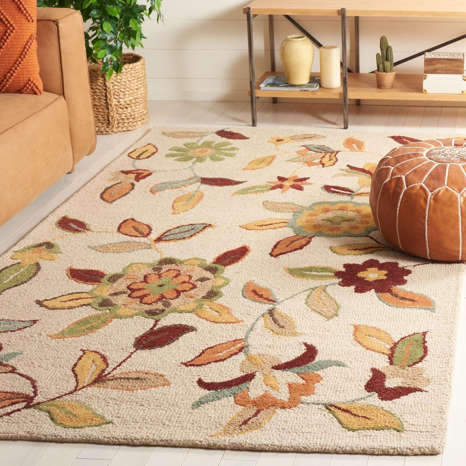 Blossom BLM677 Hand Hooked Area Rug  - Safavieh