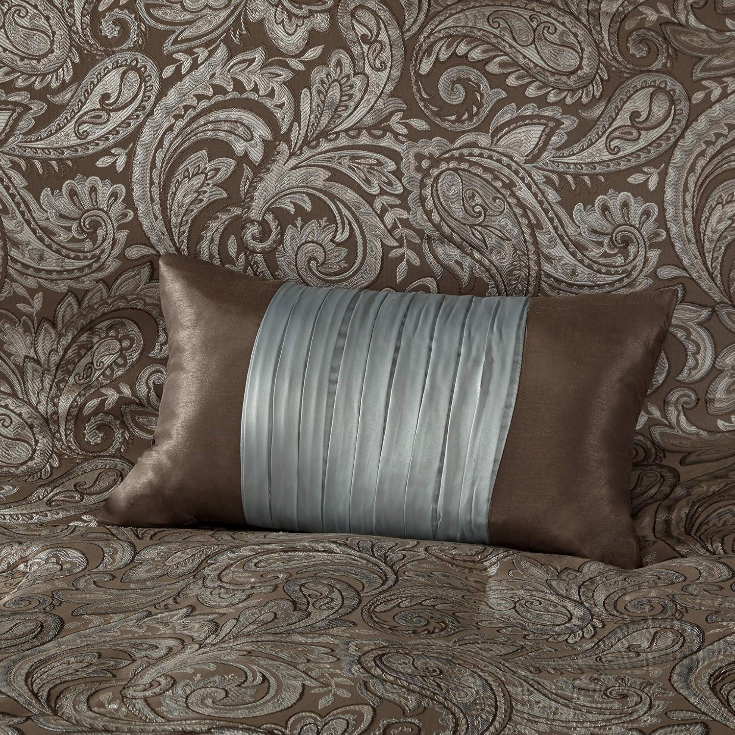 Madison Park Aubrey Paisley Jacquard Duvet Cover Set