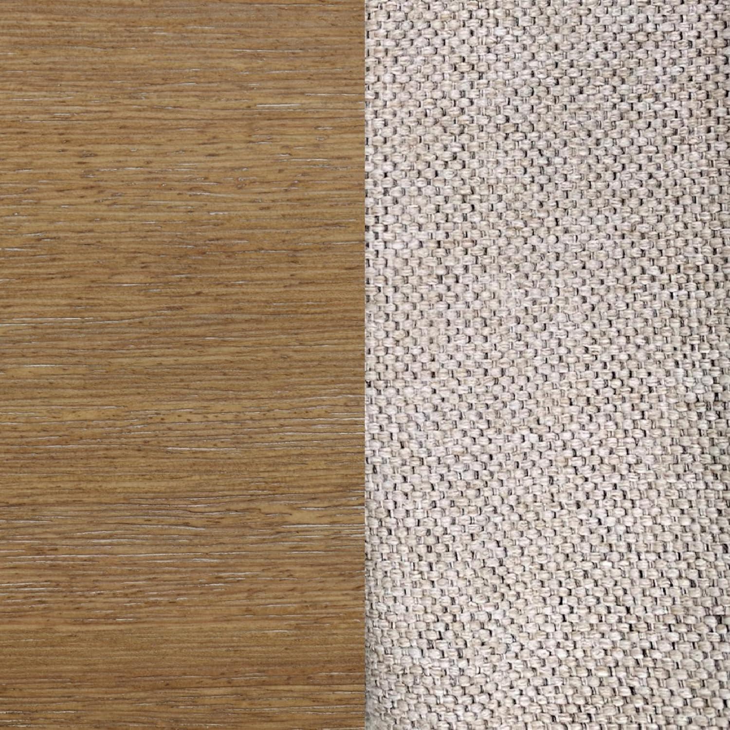 Nathan James Set of 2 Linus Barstools Beige/Light Brown