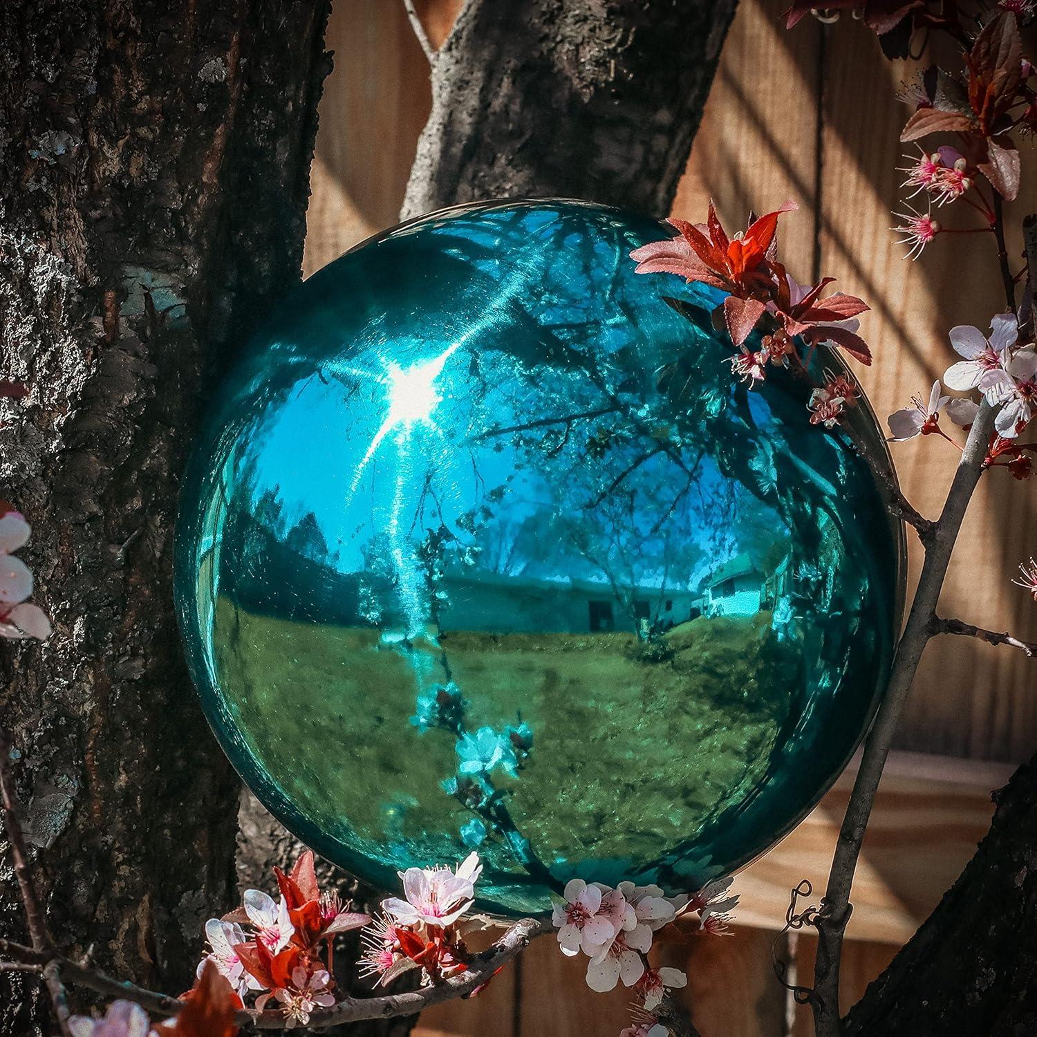 The Holiday Aisle® Champlain Metal Abstract Gazing Ball