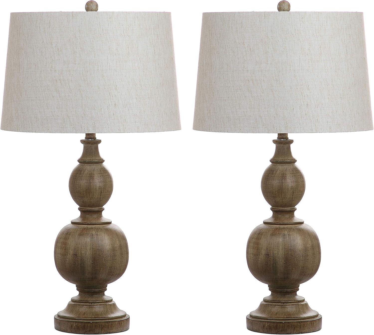 Araceli Table Lamp (Set of 2) - 31.5 Inch Height - LIT4525 - Brown - Safavieh