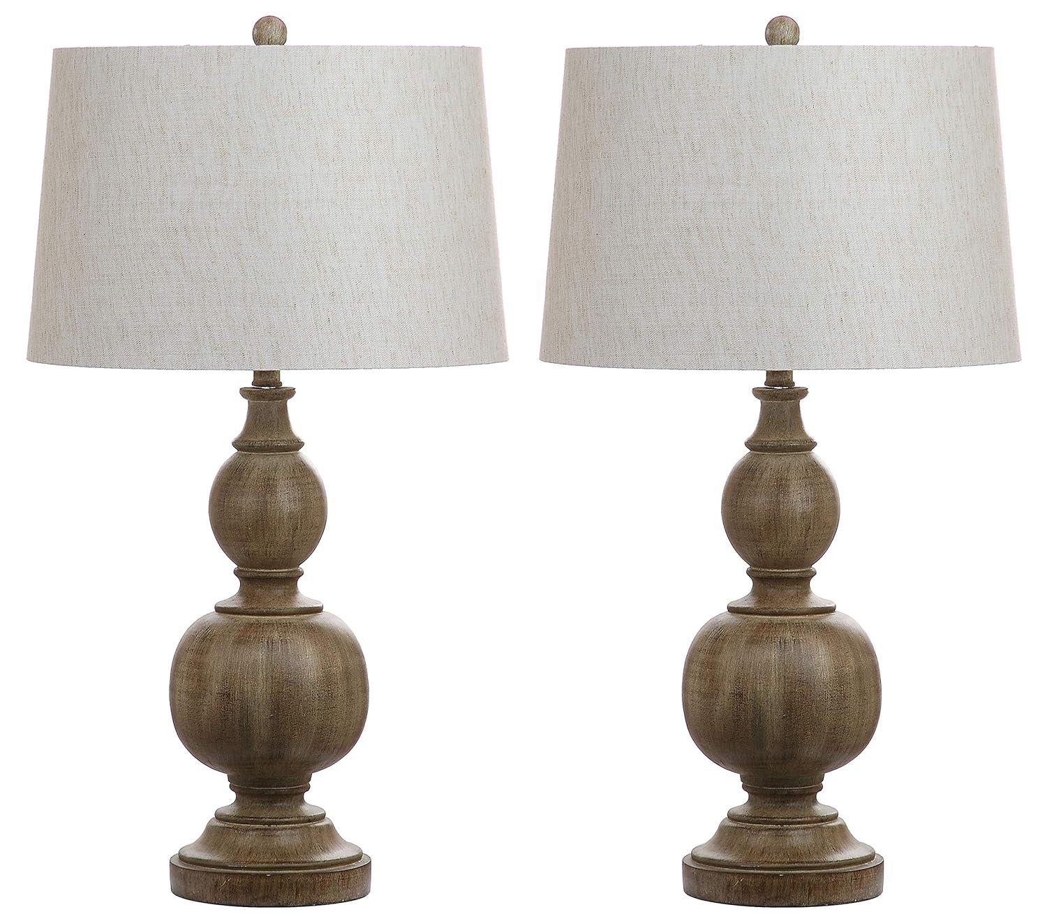 Araceli Table Lamp (Set of 2) - 31.5 Inch Height - LIT4525 - Brown - Safavieh