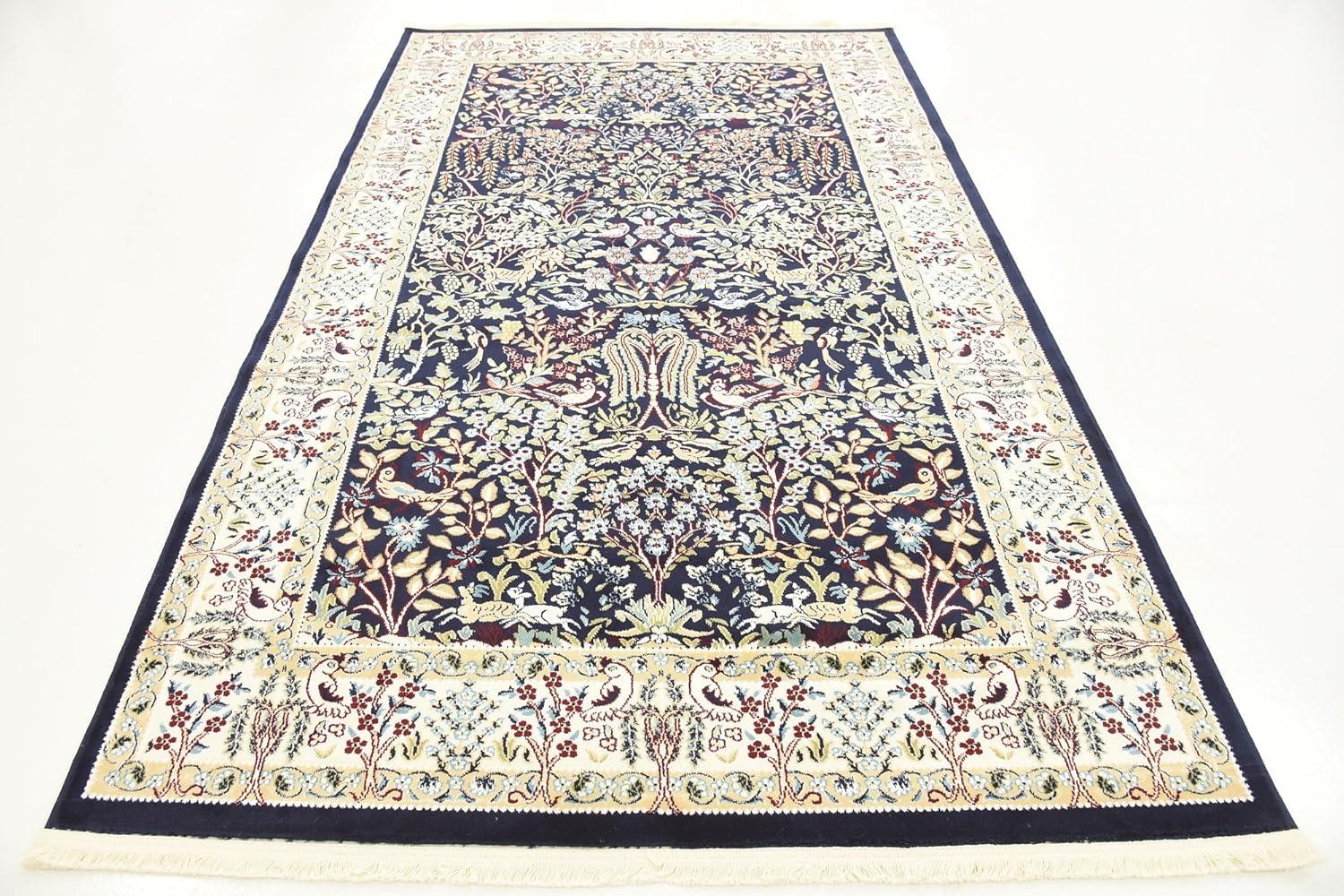 Unique Loom Bristol Narenj Vintage Floral Area Rug or Runner