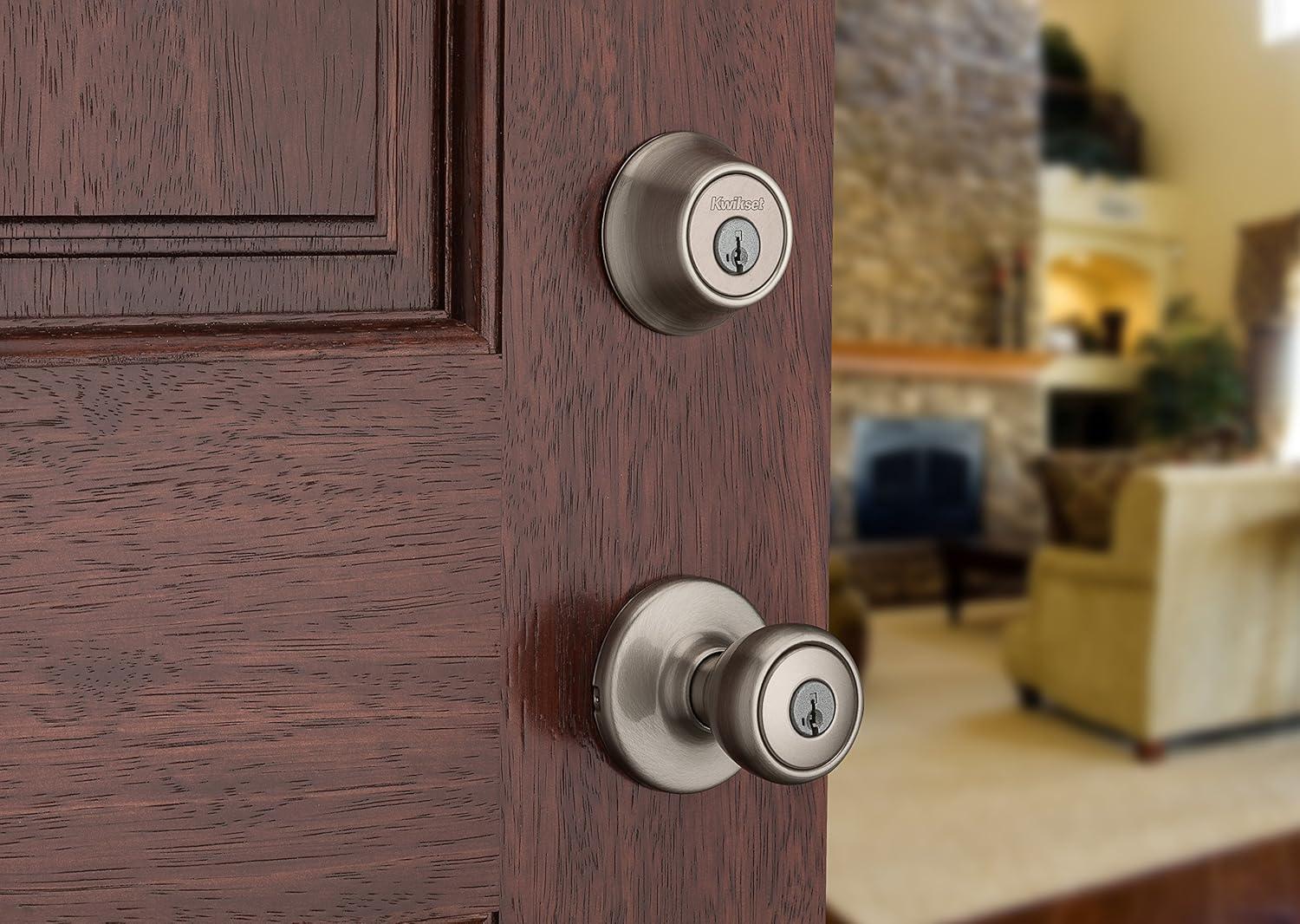 Complete Tylo Entry Knob Set with Single Cylinder Deadbolt