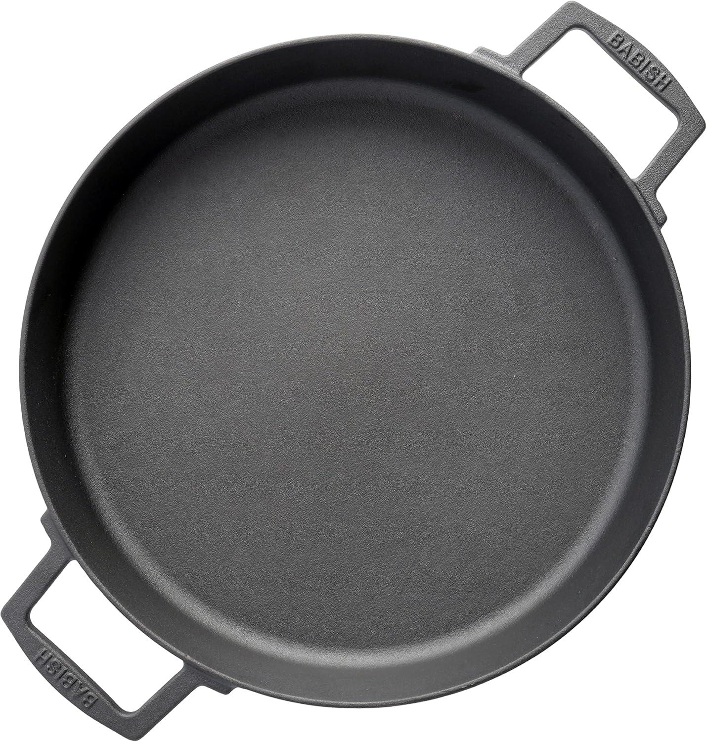 Babish Cast Iron Everyday Pan, 13-Inch