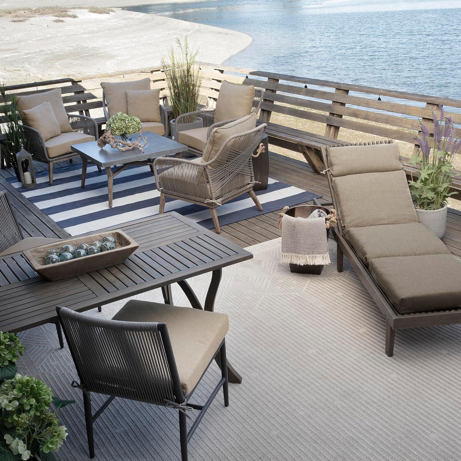 Arden Selections Oceantex Outdoor Adirondack Chair 2.5" Cushion