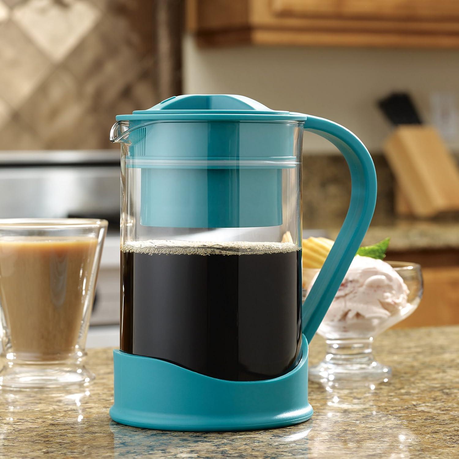 BonJour Coffee Maker Cold Brewer, Aqua