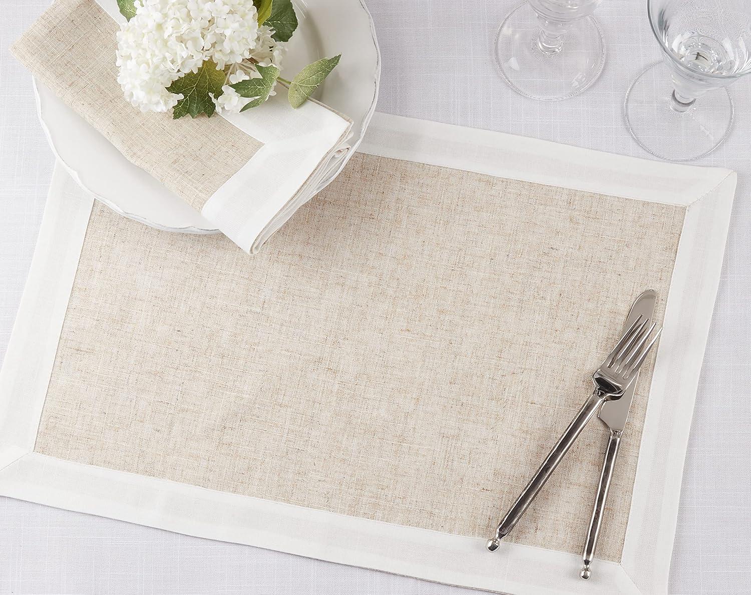 Polyester No Pattern Rectangle Placemat