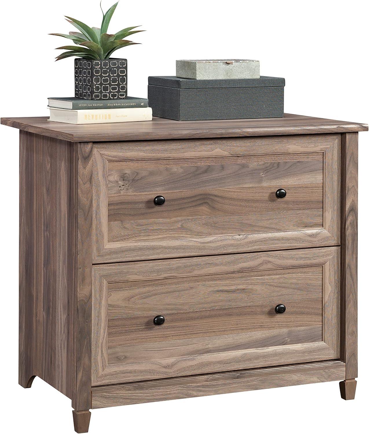 Edge Water Lateral File Washed Walnut - Sauder: 2-Drawer, Modern Design, Metal Hardware, CARB Certified