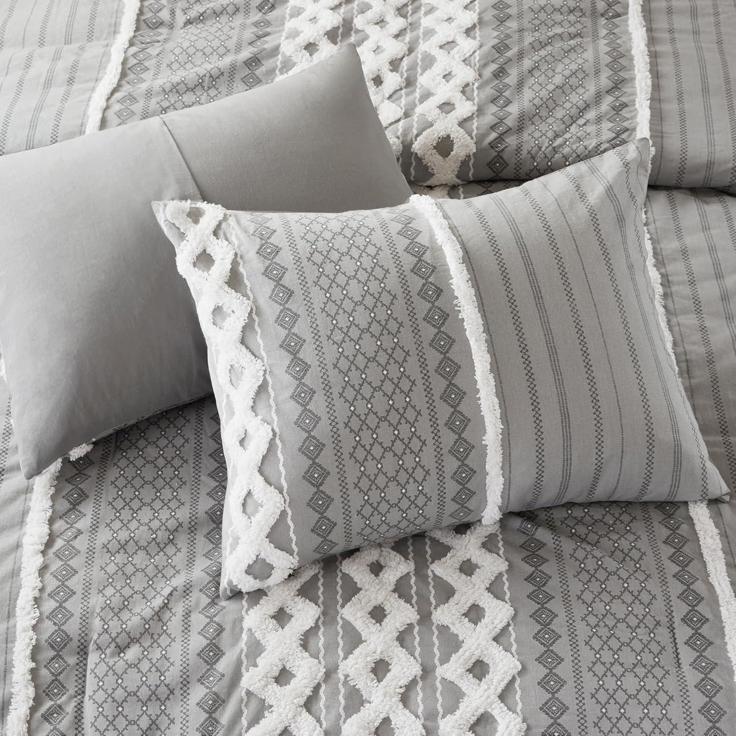 INK+IVY Imani Cotton Printed Duvet Cover Set