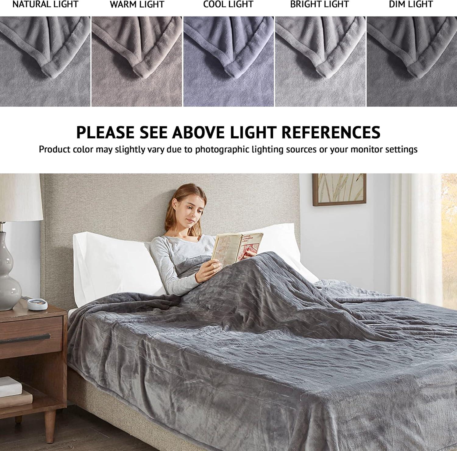 Beautyrest Heated Plush Blanket & Reviews | Wayfair