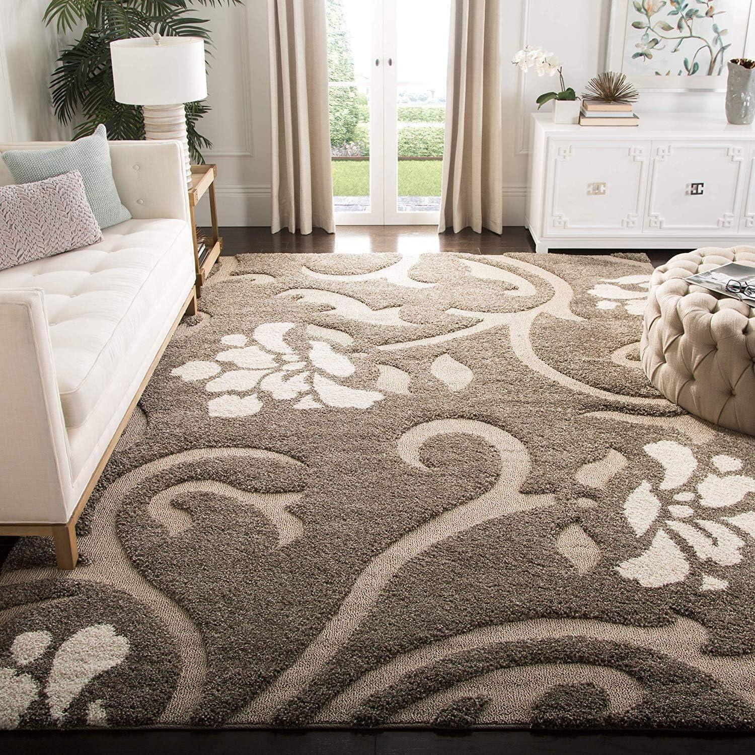 Florida Shag SG464 Power Loomed Area Rug  - Safavieh