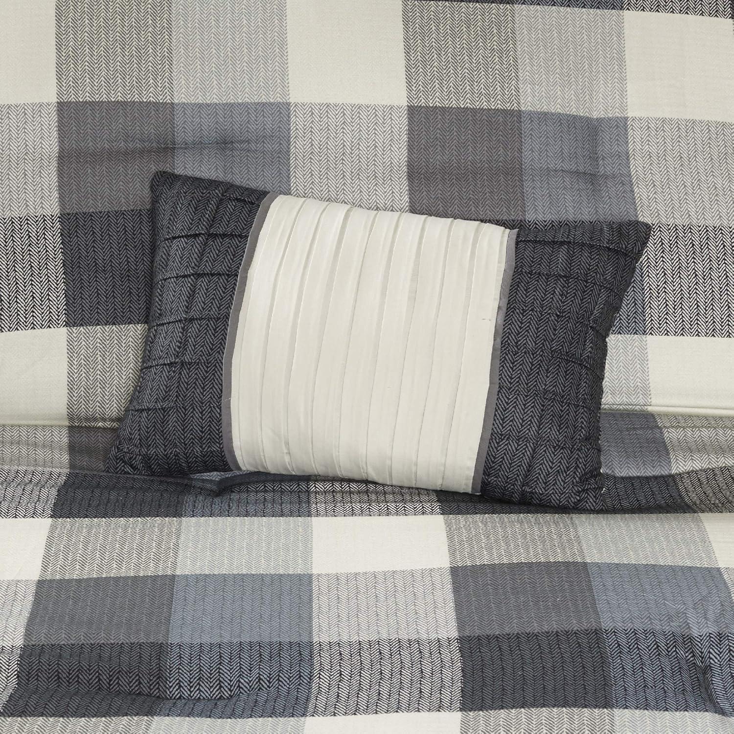 Madison Park Ridge 7 Piece Herringbone Comforter Set