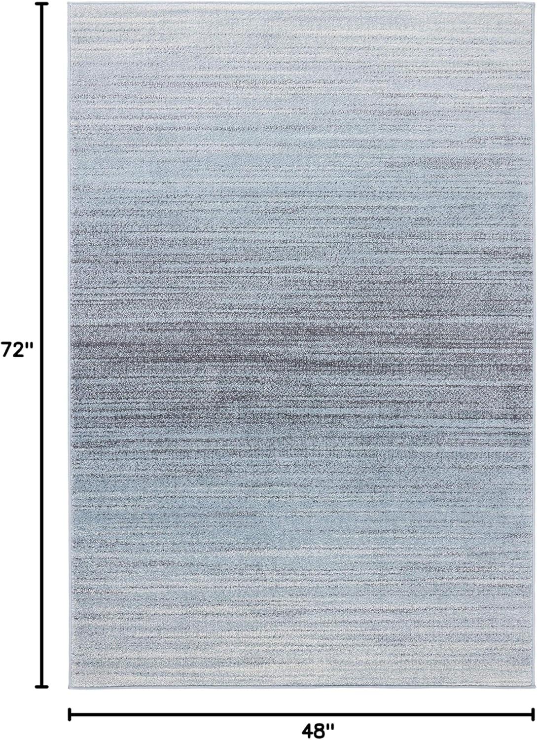 Adirondack ADR142 Machine Made Indoor Area Rug - Grey/Light Grey - 4'x6' - Safavieh